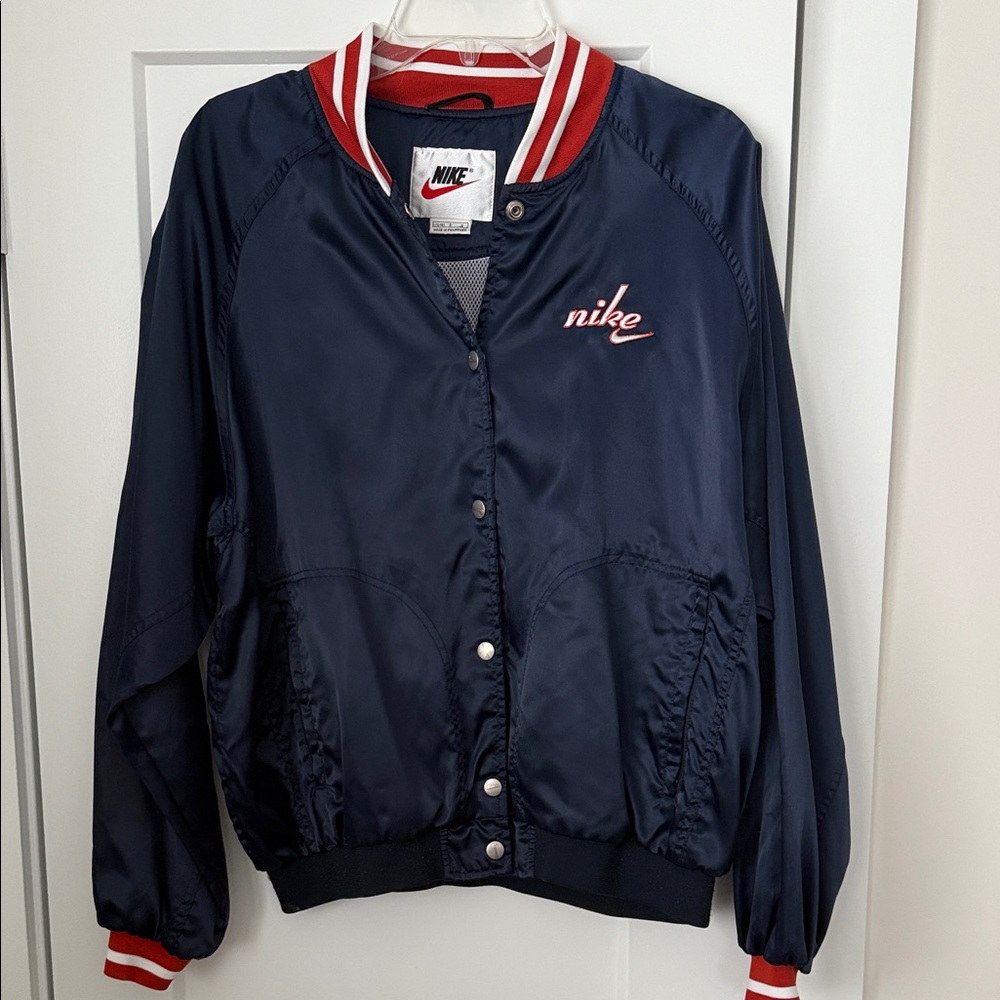 Rare vintage Nike silk bomber size large